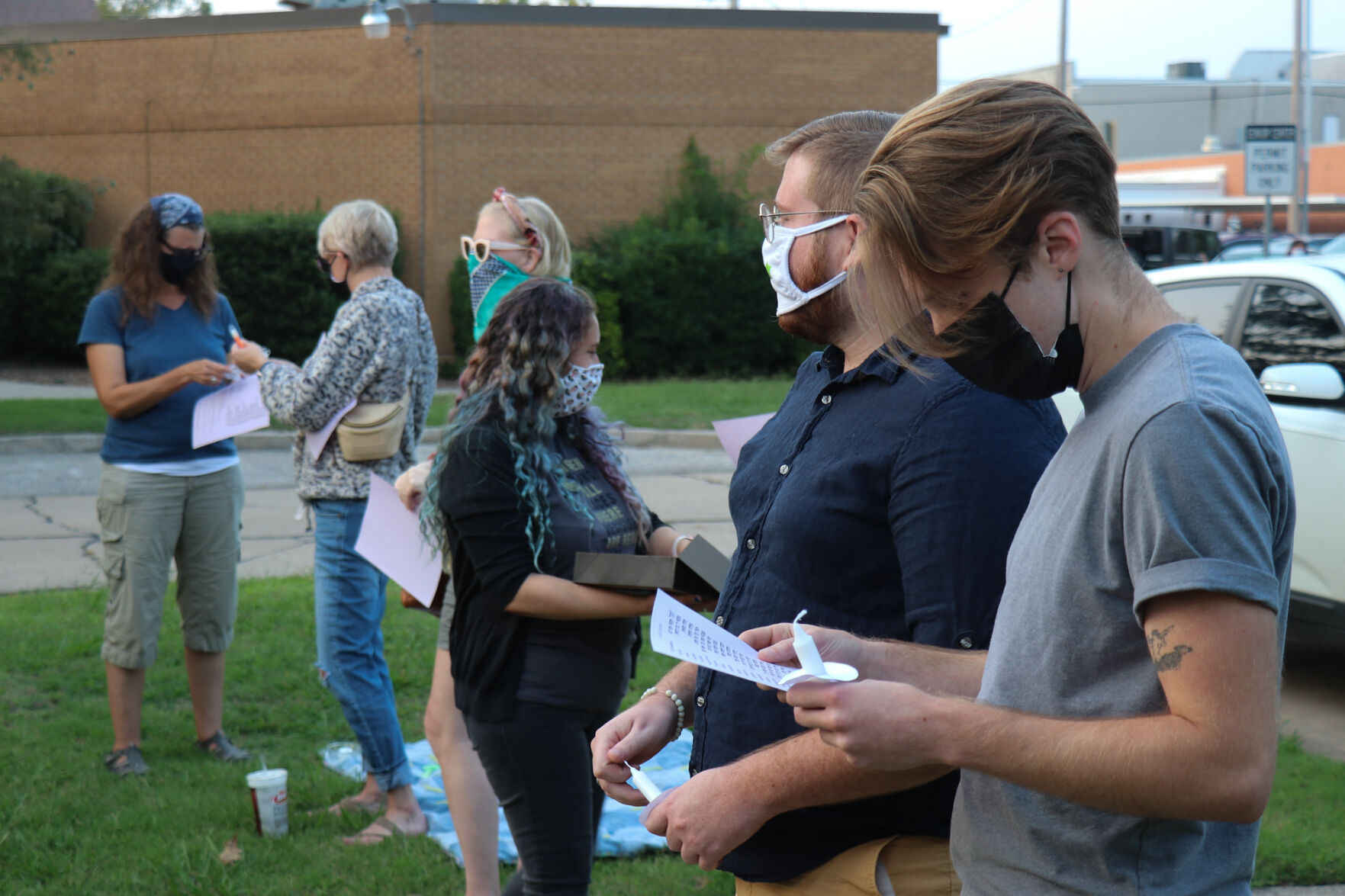 Norman Community Members Standing